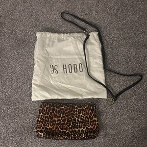 Hobo Leopard Print Clutch